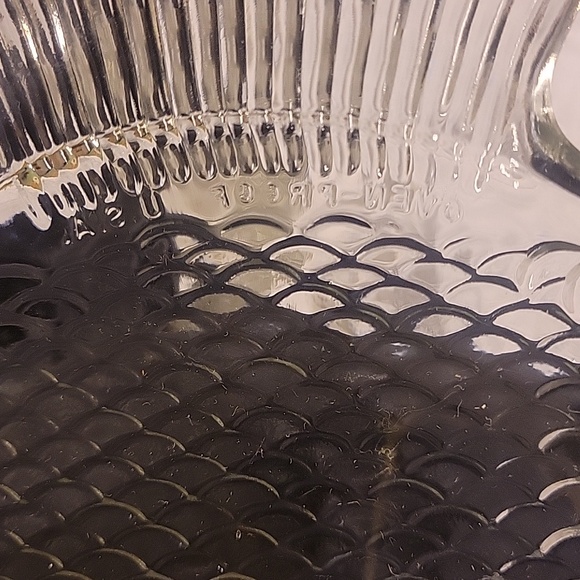 McKee Glass USA poisson fish platter 8" x 11" oven safe. No flaws. Set of 2. - Picture 4 of 5